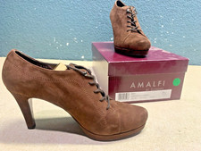 AMALFI BY RANGONI DARIA CHOCOLATE CASHMERE PUMP NOS 6-1/2 M WOMENS SHOES