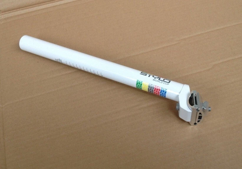 Tija de sillín de aluminio para bicicleta MTB carretera XC barrido trasero tija de sillín lisa 30,8 * 350 mm Foto 2 de 4