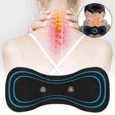 Mini Electric Shoulder Neck Cervical Vertebra Waist Body Massage PadJQ