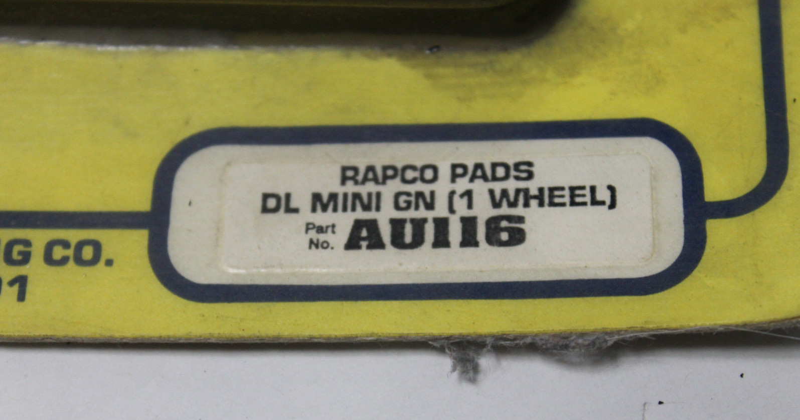 AFCO RAPCO BRAKE PADS Thin DL Mini GN Dynalite AU116 for 1 Wheel NEW eBay