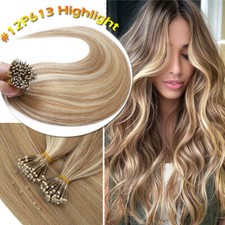 150pcs Thick 100 Remy Human Hair Extensions Nano Ring Tip Micro Loop Beads 150g