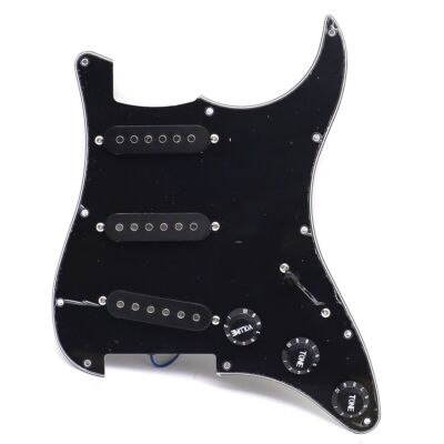 3Ply SSS Loaded Prewired Pickguard Single Coil Pickup 5 Way Switch For ST Strat
