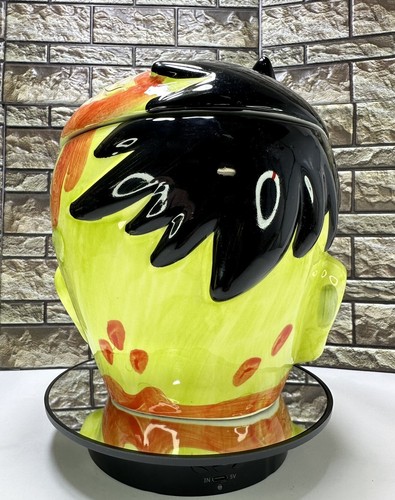 Barattolo di biscotti in ceramica halloween horror non morti mostro testa zombie CandyBowl cervello! - Foto 5 di 24