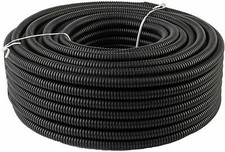 100 Ft 5/8" IN Split Wire Loom Conduit Corrugated Plastic Tubing Sleeve Tube US