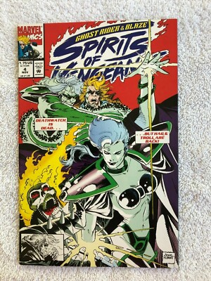 Ghost Rider Blaze Spirits of Vengeance #4 (Nov 1992, Marvel) VF+