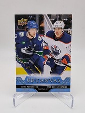 💥 2023-24 Upper Deck Elias Pettersson / Ryan Nugent-Hopkins UD Canvas #C210