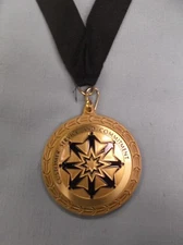  Customer Service and Commitment 2 1/2" quality medal black ribbon