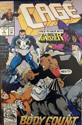 Cage #3 1992 von Angesicht zu Angesicht mit The Punisher Marvel Comics
