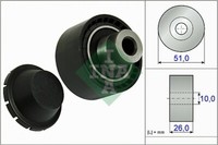 INA 532 0334 10 Deflection/Umlenkrolle, Keilrippenriemen FüR CitroëN,Ford,