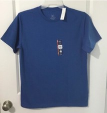 GEORGE Mens MOISTURE WICKING Blue Short Sleeve Crew Neck T-Shirt M 38-40 