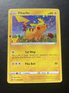 Pokemon 25th Anniversary General Mills Cereal Holo Pikachu SWSH039 | eBay