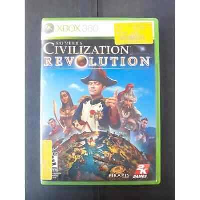 Sid Meier's Civilization Revolution Firaxis Games Xbox 360 Video Game [Untested]