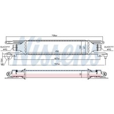 Ladeluftkühler luftgekühlt Aluminium passend für Opel Corsa D S07 Van