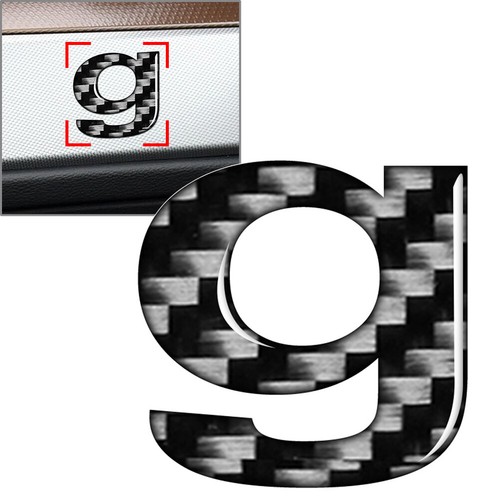 Window Door Wall Car Badge Emblem Lowercase Alphabet Letter Decals