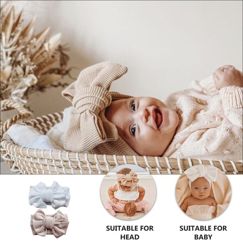 2 Pcs Bandeau Noeud Noeud soldes Noeuds Cheveux pour Nouveau-né Bébé Filles Enfant