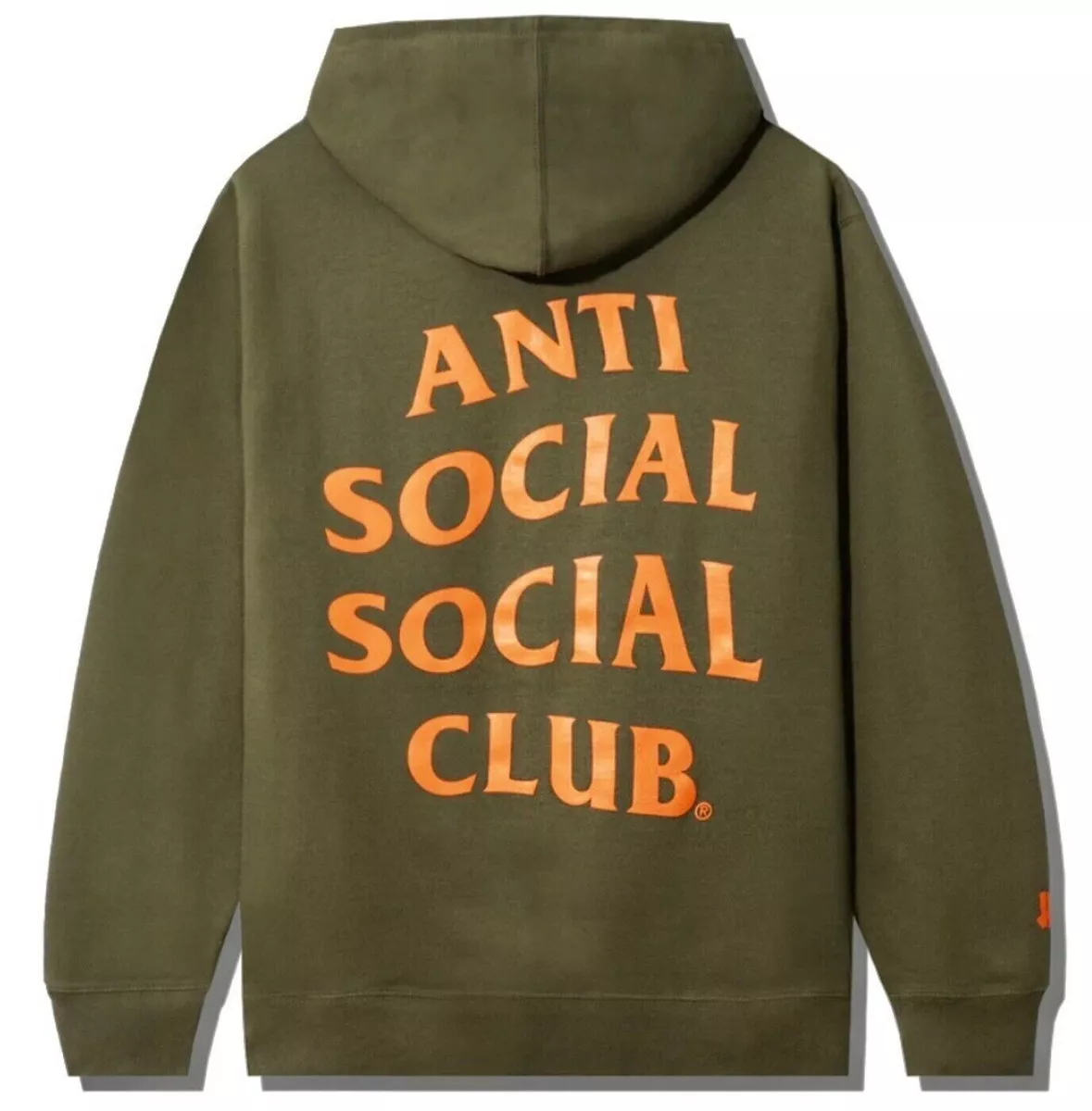 Anti Social Social Club X Undefeated Paranoid Olive Hoodie ASSC