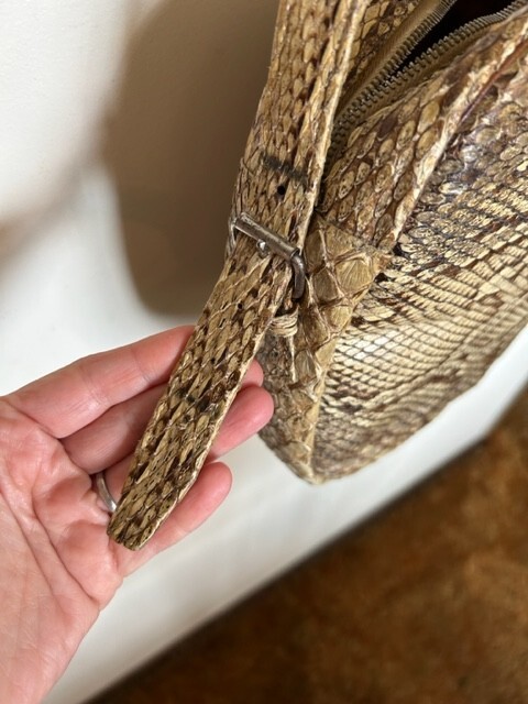 Genuine python purse/bag. Unique custom made genu… - image 15