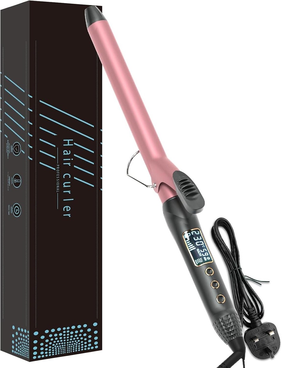 Curling Tongs, 32mm Hair Curling Wand with Ceramic Coating for
