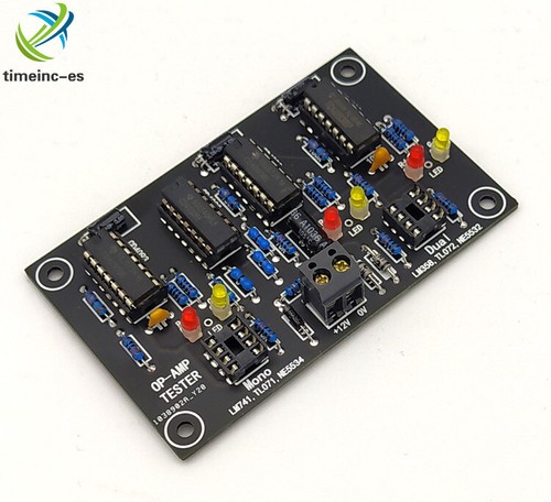 Operational Amplifier OP AMP Tester For Single Dual opamp TL071 TL072 TL081/082 - Imagen 2 de 5
