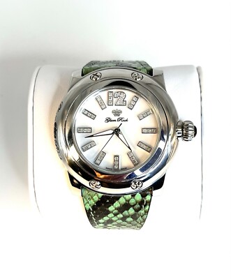 Glam Rock Stainless Steel SWISS MADE  Genuine Python  Collection