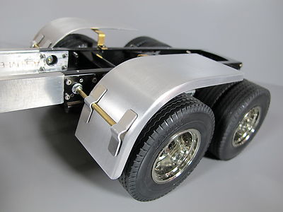Pair Aluminum Half Fenders Tamiya ''TOY'' 1/14 King Grand Knight Hauler Globeliner