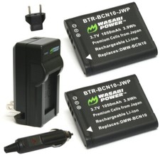 Wasabi Power Battery 2-Pack and Charger for Leica BP-DC14