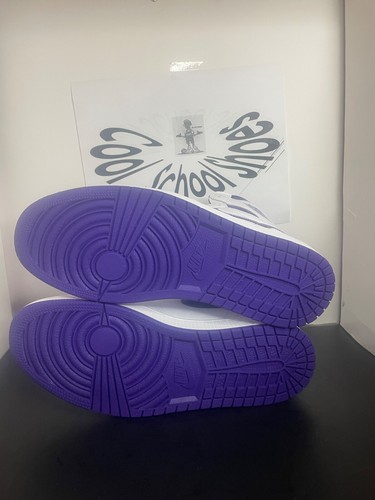 Taglia 12 - Air Jordan 1 OG High Court Viola con - Foto 5 di 5