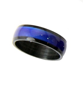 Mood Ring Wedding Band Colour Changing Mood Ring Stainless Steel