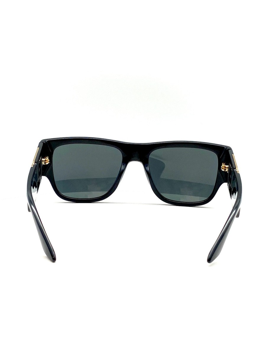 NWT Versace Black VE4403 Sunglasses Gold Greca Medusa Hardware Versace GRECA VE 4402 Oversized Black Sunglasses main image 2
