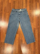 Vtg 1999 Y2K Ultra Baggy Levi  s L2 White Tab Mens Size 35W x 28.5L JNCO Style