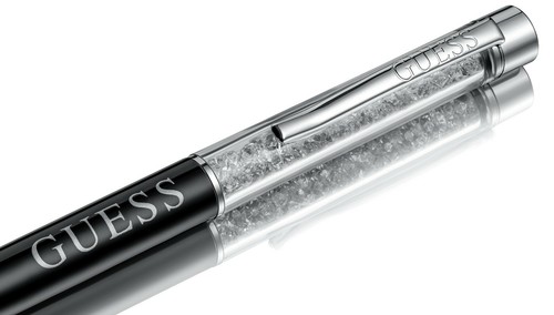 GUESS Ohrstecker & Kugelschreiber Geschenk-Set Swarovski-Kristallsteine UBT01062 - Bild 6 von 10