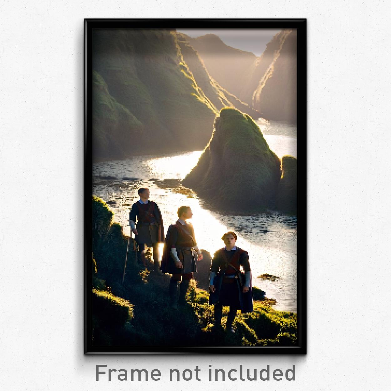 Pixel Art Poster - Different Middens (8 Bit Psychedelic Trippy Video Game Print)