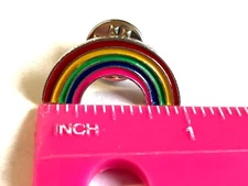 Rainbow hat pin pride gift large or small fun holiday party favor game prize #9 