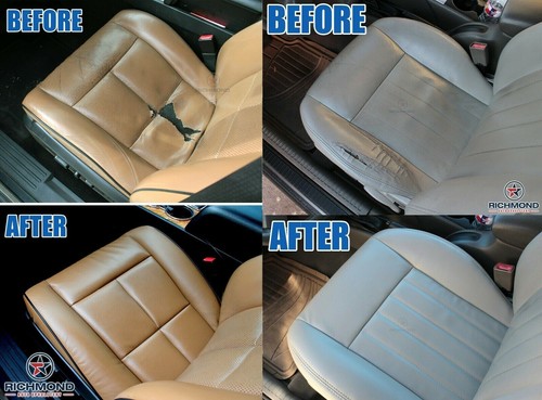 GMC Sierra C3 Denali 2002 cuádruple cubierta de asiento inferior de cuero para pasajeros 2 tonos tostado - Imagen 8 de 10