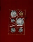 CANADA 6 PIECE 1964 YR SET UNC W/THE MISSING DOT IN THE T S. ON THE REVERSE