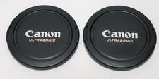 Canon E-77 77mm Front Lens Cap Ultrasonic Genuine OEM Lot of 2 Japan