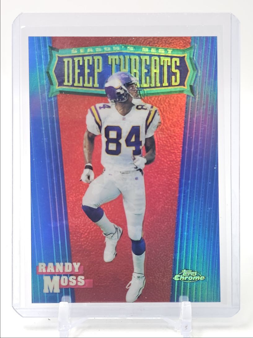 RANDY MOSS 1999 TOPPS CHROME SEASON'S BEST DEEP THREATS REFRACTOR Q5972
