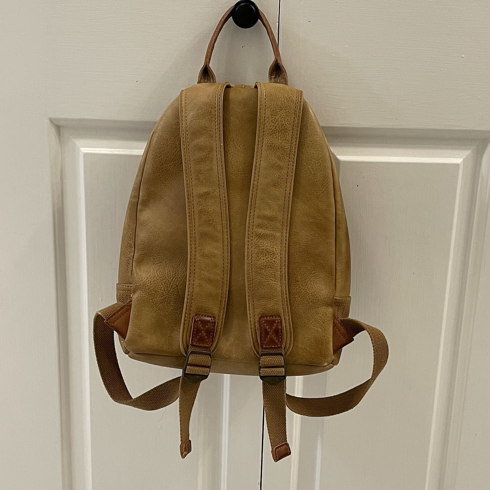 Moda Luxe Mini Leather Backpack - image 2