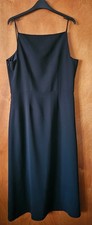 Casual Corner Nylon/Acetate Blend (Women's)S 14 Maxi Spaghetti Strap Gown