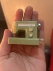 1987 Vintage Barbie Action Accents Wind-Up Green Sewing Machine