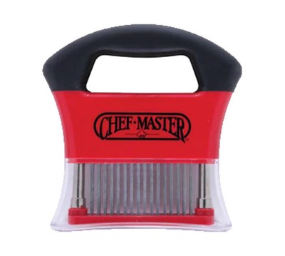 New Chef Master Meat Tenderizer 48 Razor Sharp Needle Blades Easy Grip Handle