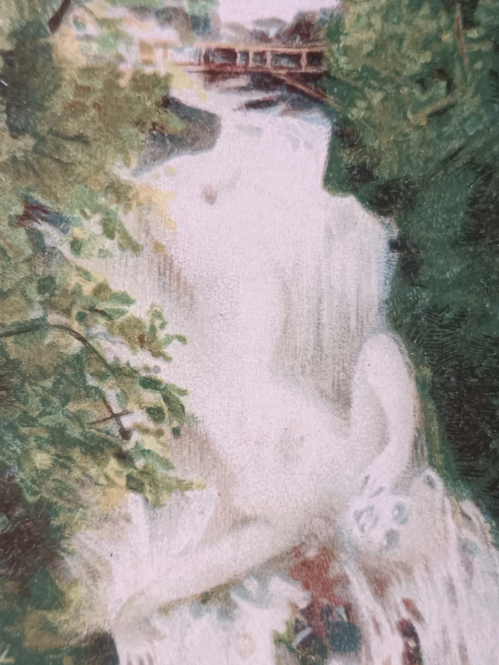 (montagne humanisée) Les adieux de la Nymphe au Giesbach (Killinger 123), 1900. - Photo 2/3