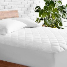100 Waterproof Mattress Protector Quilted Mattress Pad Cover Breathable Fitted