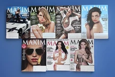 Maxim Magazine (Lot Of 7 from 2014) Apr, May, Jun, Jul/Aug, Sep, Oct, Nov