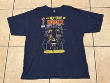 Vintage Y2K Mad Engine Marvel Wolverine Weapon X Shirt XL Stan Lee Cyclops Rogue