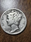 1937 Mercury Dime - Actual Silver Coin Fine Shown Same Day Shipping