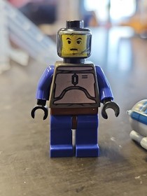 😱 LEGO Star Wars Minifigure Jango Fett w/ Balaclava Head From Set 7153 Mini Fig