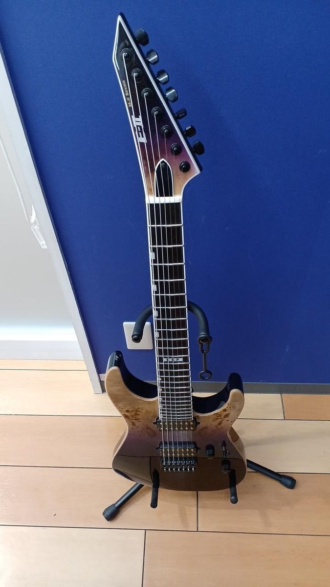 E-II M-II 7 NT HS Purple Natural Fade Made in Japan 7 String