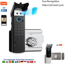 Outdoor Waterproof Smart Tuya Wifi Lock 3D Face Recognition Digital Code Keyless