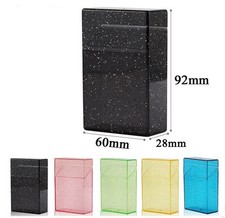 4 Piece Cigarette Transparent Plastic Flip Hard Box Case Holder Waterproof ZX-39